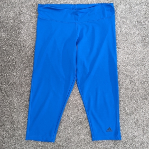 Adidas climalite crop pants leggings size Large - Picture 1 of 12